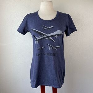 Vintage CNN Say Cheese Headline News Short Sleeve Size XL EUC